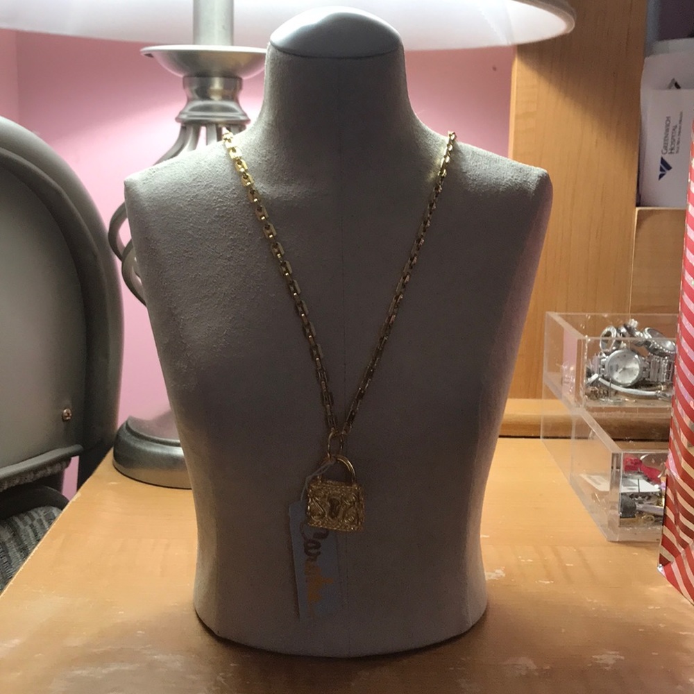 Carolee gold inspired locket chain